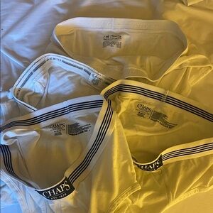 4 pairs of white briefs assorted brands